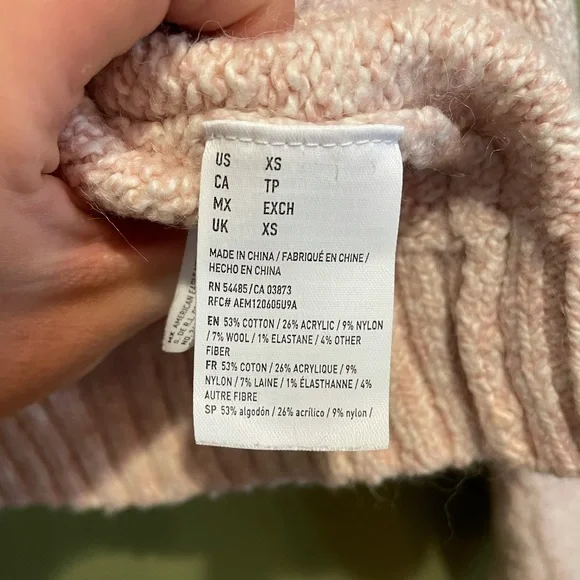 AMERICAN EAGLE TURTLENECK SWEATER Sz EXTRA SMALL - Picture 8 of 8